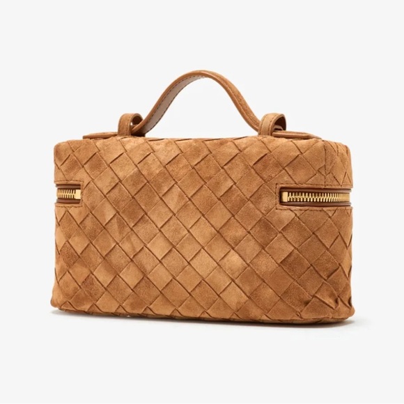 New Bottega Veneta Bang Bang Vanity Suede Bag - Picture 2 of 4